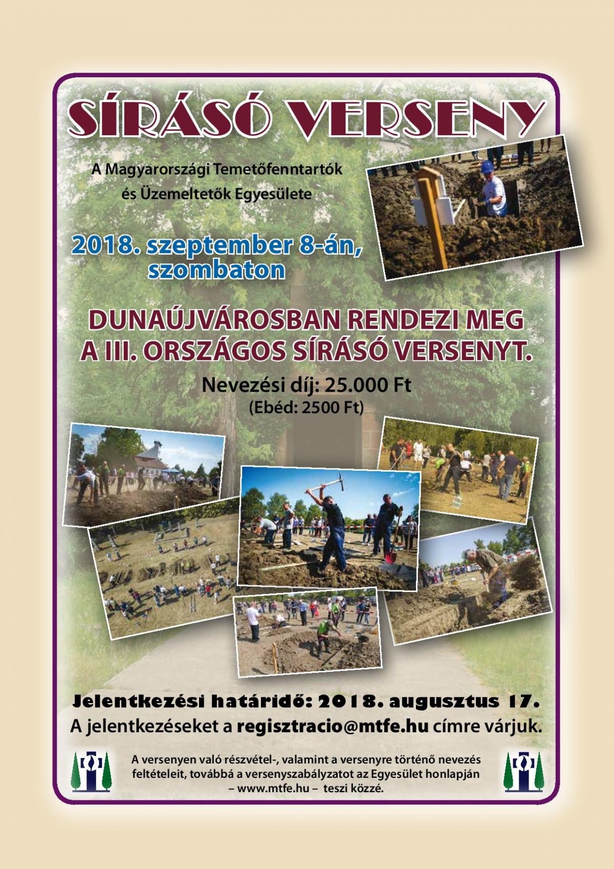 III. MTFE Országos Sírásó Verseny Dunaújváros