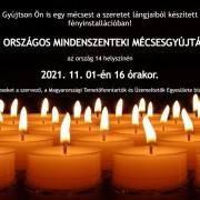 I. Országos Mindenszenteki Mécsesgyújtás